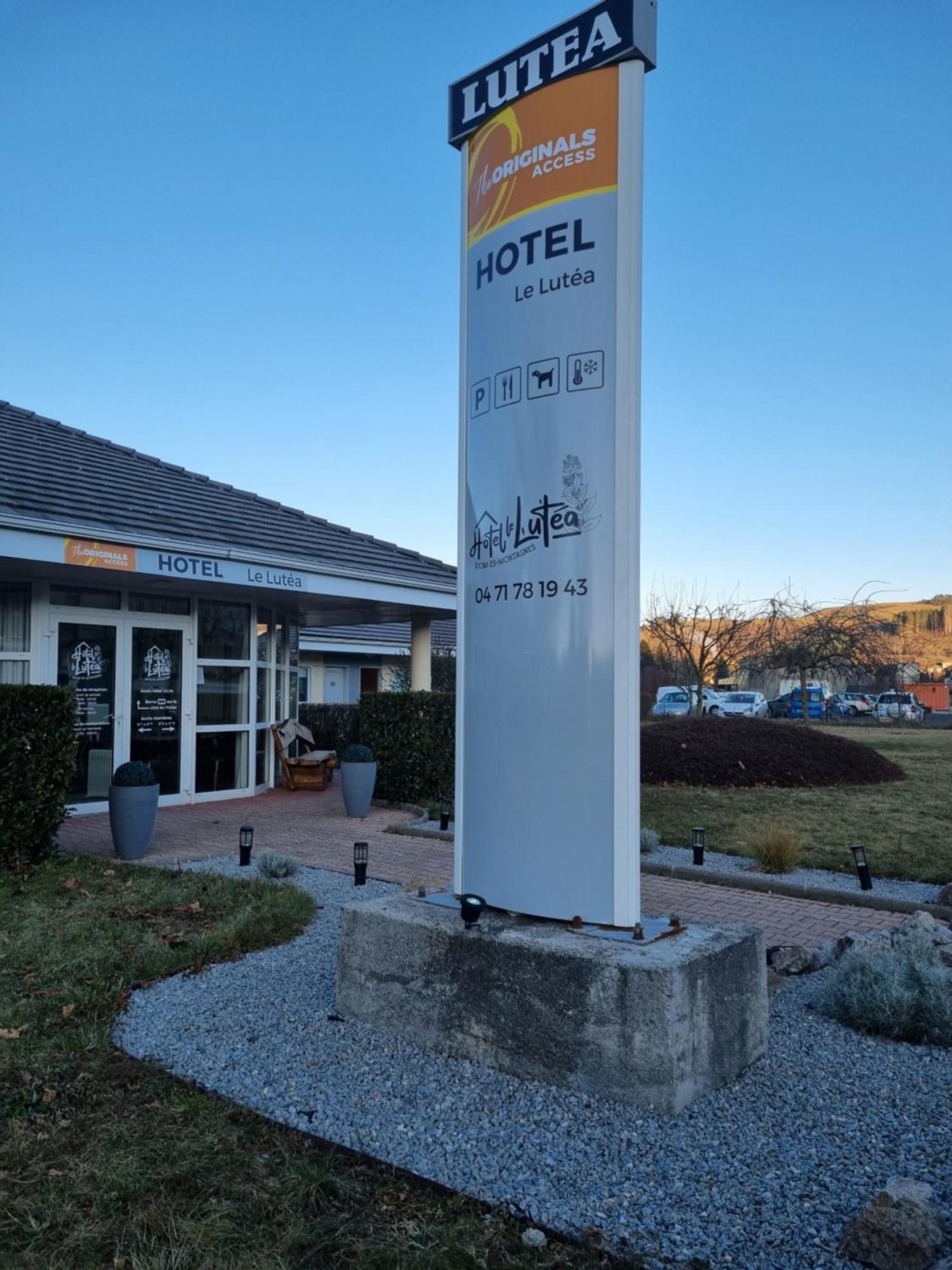 The Originals Access, Hotel Le Lutea Riom-ès-Montagne Eksteriør billede